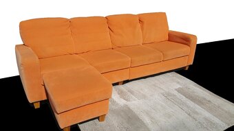 luxusní sedačka pro 4 + taburet – DOPRAVA - 2