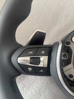 Predám BMW volant Mpacket F10/F01 s pádlami - 2