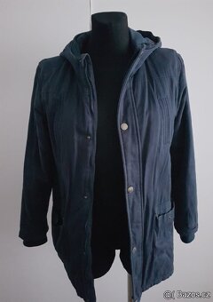 Chlapecká bunda-parka- modrá vel.152 - 2
