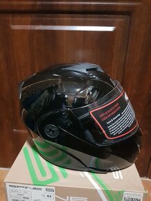 Prodám novou výklopnou helmu na motorku UCHOOSE v.L 59-60cm. - 2