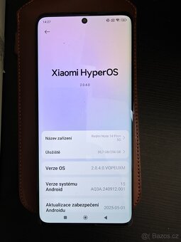 Xiaomi Redmi Note 14 Pro+ 5G, 8/256GB,200Mpx foto,AI, záruka - 2