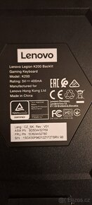 Klávesnice Lenovo Legion K200 - 2