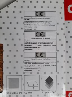 Dc-fix Podlahové samolepicí čtverce korek 7m3 Nové - 2