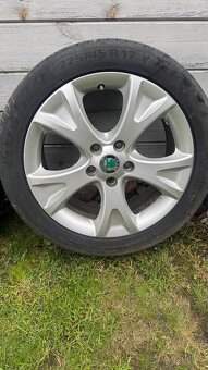 Originální Alu kola Škoda 17”, 1Z0 601 025 Q, 7Jx17H2, ET54 - 2