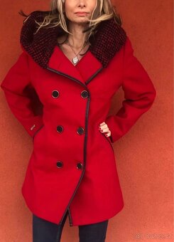 Kvalitní vlněný kabát - L/XL - 2