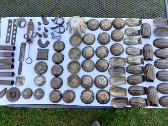 Staré vánoční formičky,vykrajovátka, cukrářská zdobička - 2