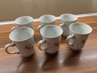 6 kusů retro hrnků Czechoslovakia - 2