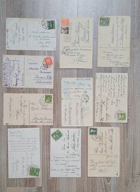 Staré pohledy Děti a Květiny - 2