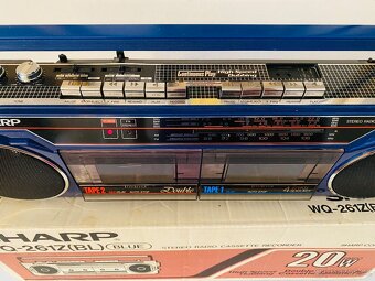 Radiomagnetofon/boombox Sharp WQ-261Z, rok 1985 - 2
