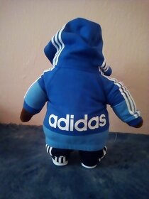 Plyšový medvěd ve zn.oblečení ADIDAS vel. 3-6 měsíců - 2