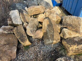 Žulové schody, velké pískovce - 2