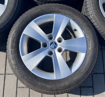 Škoda -16" Orion +letní 205/55 R16 Bridgestone 90% - 2