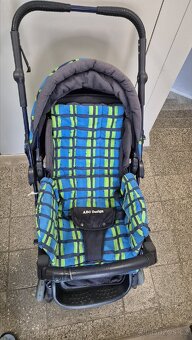 Kočárek ABC Design s košíkem, pěnová kolečka - 2