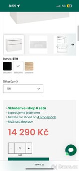 Koupelnová skříňka s umyvadlem - 2