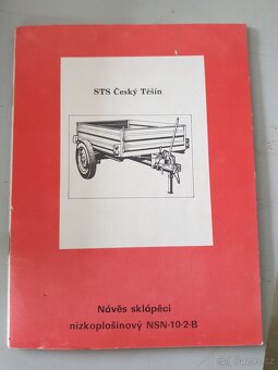 Vlek nsn-10 sklopný a bržděný + tech osvedceni - 2
