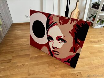 Ručně malovaný POP Art obraz Twigy 0001 tw - 100x70 cm - 2
