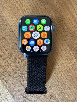 Apple Watch Series 7 GPS + Cellular Modré - 2