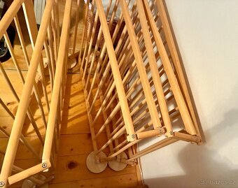 8-Dílná dřevěná dětská ohrádka, (2 celé sady) - 2