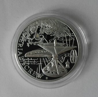 Sada 4 stříbrných mincí Vynálezy Leonarda da Vinci - 2