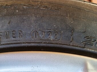 Litá kola+pneu 5x120 205/55/16 - 2