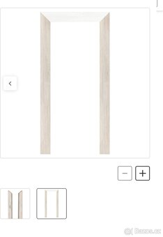 Dveře 80cm koupelna s obložkami - 2