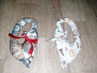 Vánoční dekorace plněné levandulí pro milovníky nejen kočiče - 2