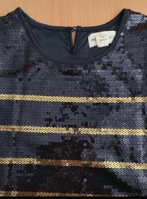 Vánoční, slavnostní šaty Lindex 134/140 - 2