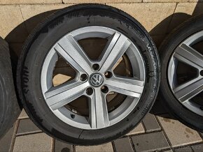Kompletní sada originálních alu VW + letní pneu Bridgestone - 2