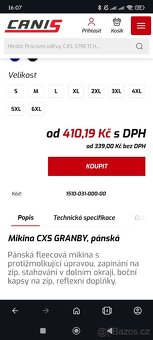 Pánská pracovní mikina CXS Granby XL - 2