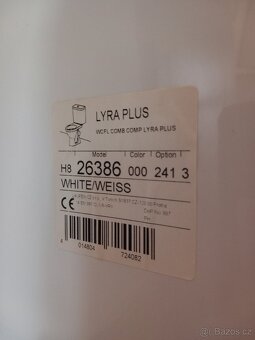 Prodám záchod bílý LYRA PLUS (model 26386) - 2