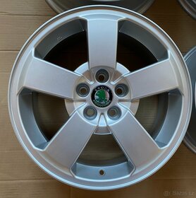 nová originální alu kola Škoda 16", rozteč šroubů 5x100 - 2