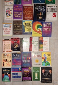 Motivační knihy, literatura o vydělávání peněz, MLM, osobní - 2