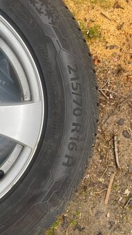 Alu disky 215/70 R16H (4x) + zimní gumy - 2