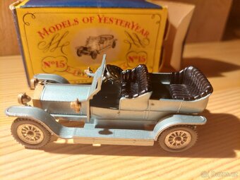 Matchbox yesteryear Y15 ROLLS ROYCE ZLATÁ SVĚTLA - 2