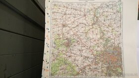 Prodám staré vojenské mapy ČSSR (1:100 000) - 2