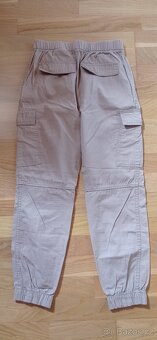 Hnědé plátěné kalhoty H&M - 2