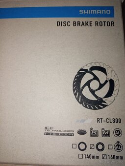Shimano RT-CL800 160 mm – brzdový kotouč (nový, nepoužitý) - 2