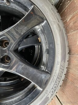 Alu kola Borbet F 5x100 R17 7x17 ET35 černá zimni pneu - 2