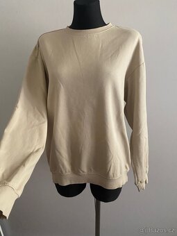 Hezká mikina - béžová vel.S - 2