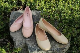 Nové dívčí baleríny Mango - růžové - 2
