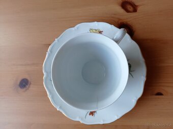 Retro dětský hrneček s veverkou(vada) šálek a podšálek - 2