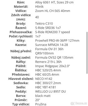 Dětské kolo Head RIDOTT II 20 black matt - 2