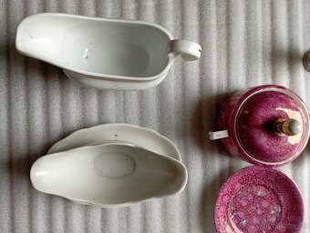 Konvolut porcelán a sklo - 2