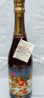 Láhev Bernard, limitovaná art edice Karel Gott - 2