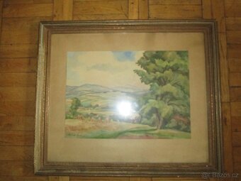 SBÍRKA OBRAZŮ-POZŮSTALOST-LEVNĚ - 2