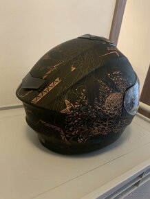 přilba N918 BLOOM, NOX (černá matná, bronzová) - 2