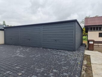 Plechová garáž 9x6m - 2