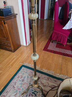 Lampa mosazný mramor - 2