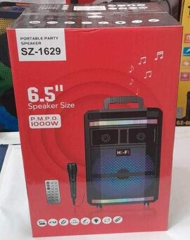 Bluetooth karaoke reproduktor s mikrofonem SZ1628 - 2