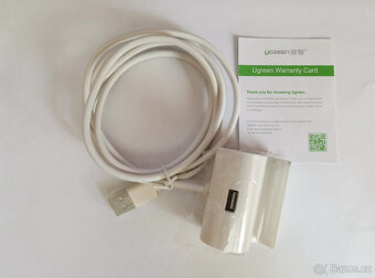 USB prodlužovací dock kabel 1,5m se stojánkem UGREEN nový - 2